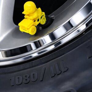 Duck in Jeep Air Valve Stem Cap PETG